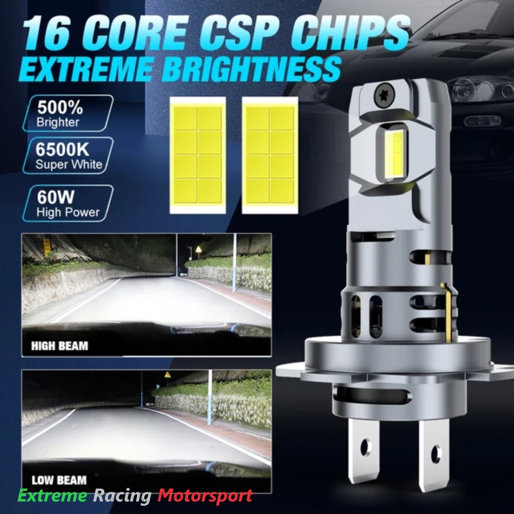 Xtreme Racing Lampadine LED A16 H7 lampade LED 6500K coppia