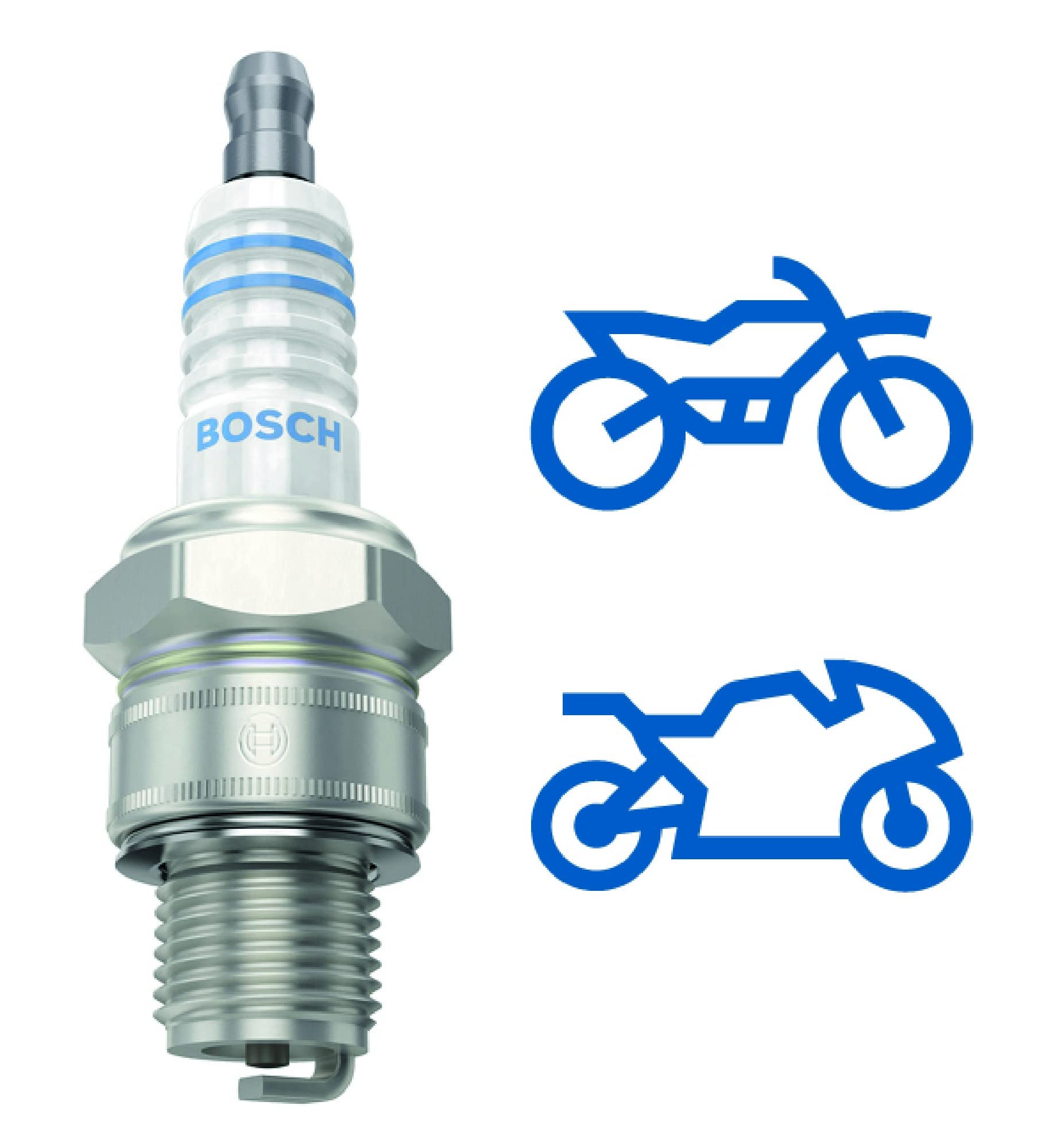 Bosch HCP Candele di accensione W8AC candela nichel 1 pezzo
