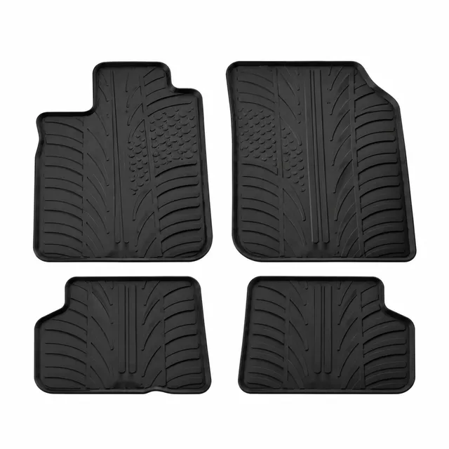 Travall Car Mats Dacia Logan MCV (2006-2012) tappetini auto in gomma