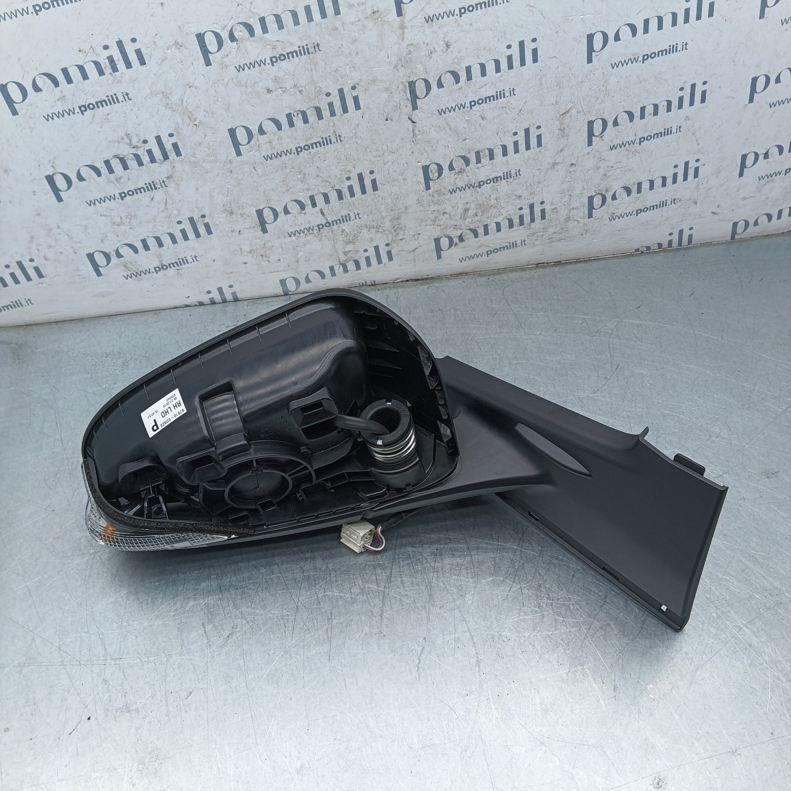 Pomili Cristalli Specchietto retrovisore destro 5PIN Toyota Yaris III 2010-2020 025614 usato senza calotta