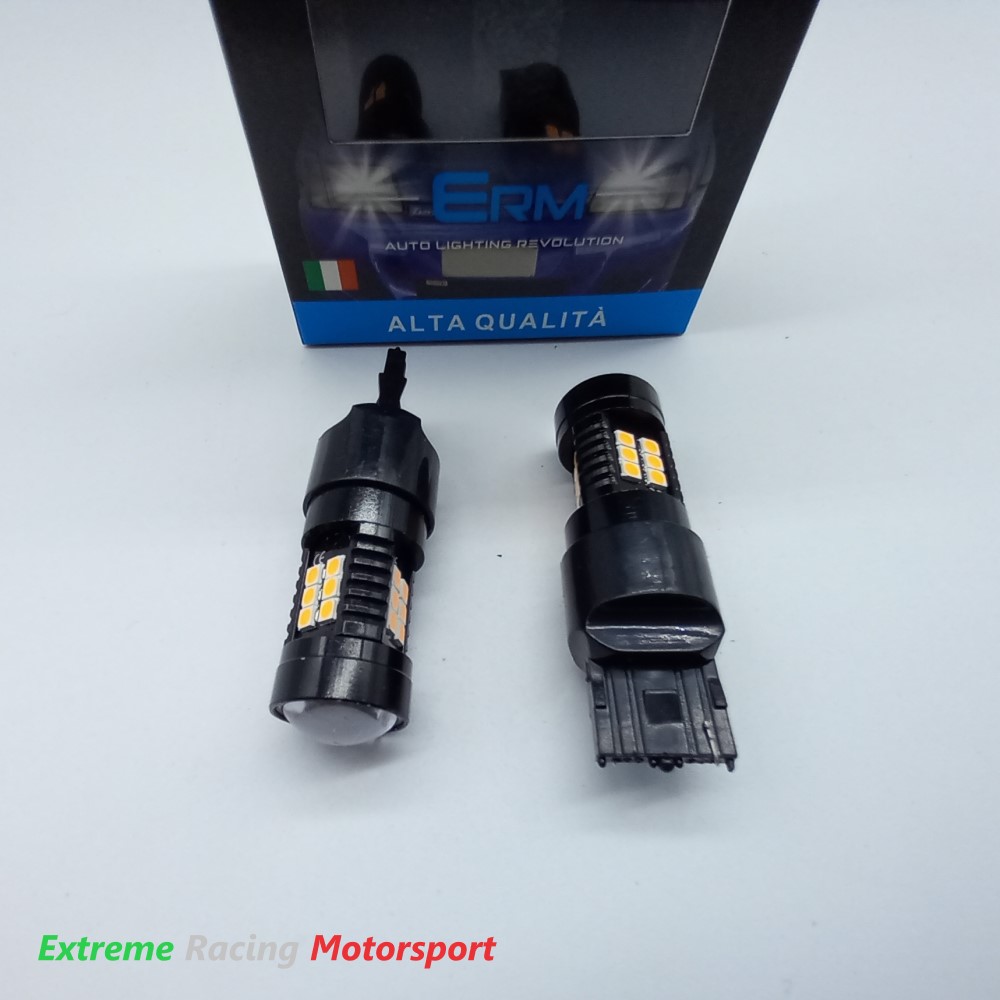 Xtreme Racing Lampadine LED ERM T20 7443 frecce arancioni 21/5W coppia