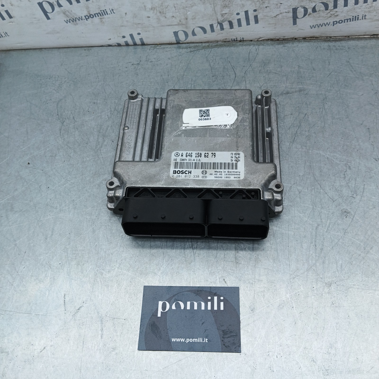 Pomili Motorini avviamento, alternatori, ECU e cavi Mercedes Classe C W203 centralina motore usata