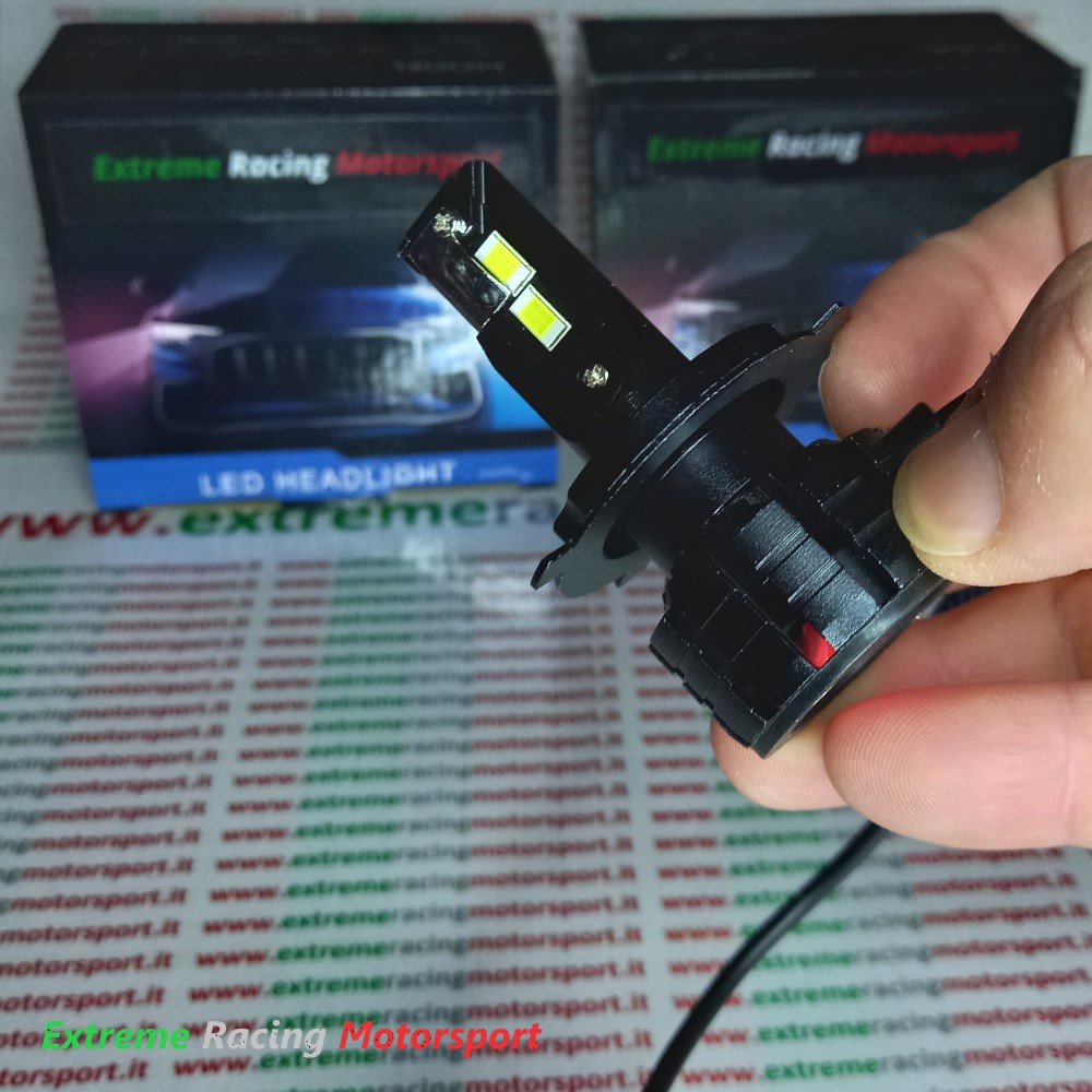 Xtreme Racing Lampadine LED Lampade Led ERM V1 Black Edition H5 coppia 6000K CANBUS