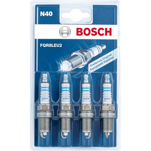 Bosch Candele di accensione FQR8LEU2 N40 candela nichel 4 pezzi