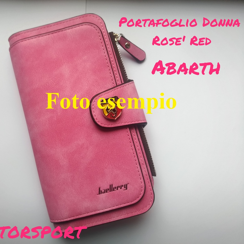 Xtreme Racing Portafogli Ecopelle Donna Red Rose portafoglio carte e monete