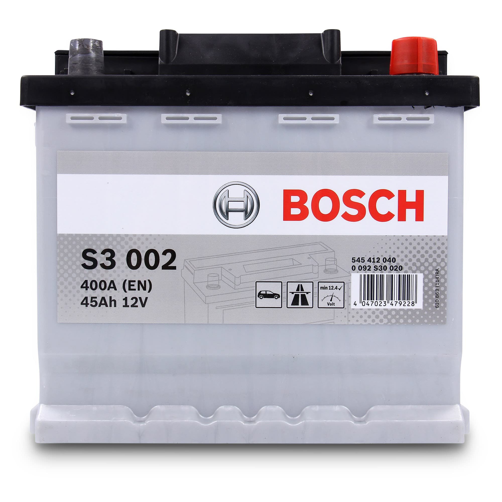 Bosch HCP Batterie S3 002 batteria auto 12V 45Ah 400A