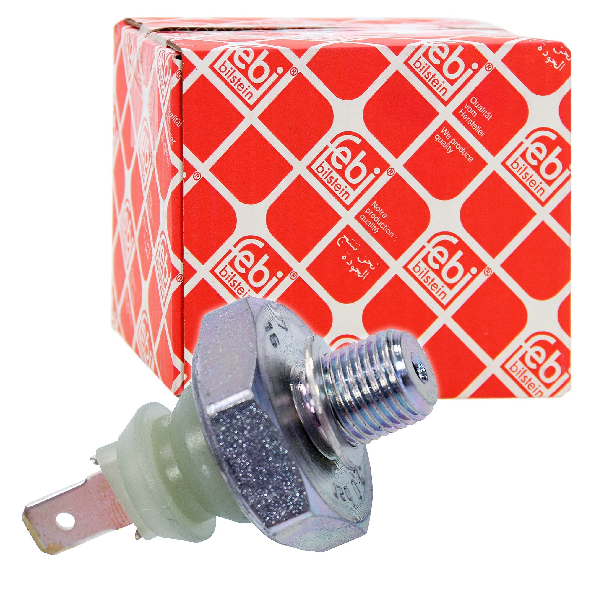 febi bilstein Impianto elettrico 08485 pressostato olio bianco 1 polo