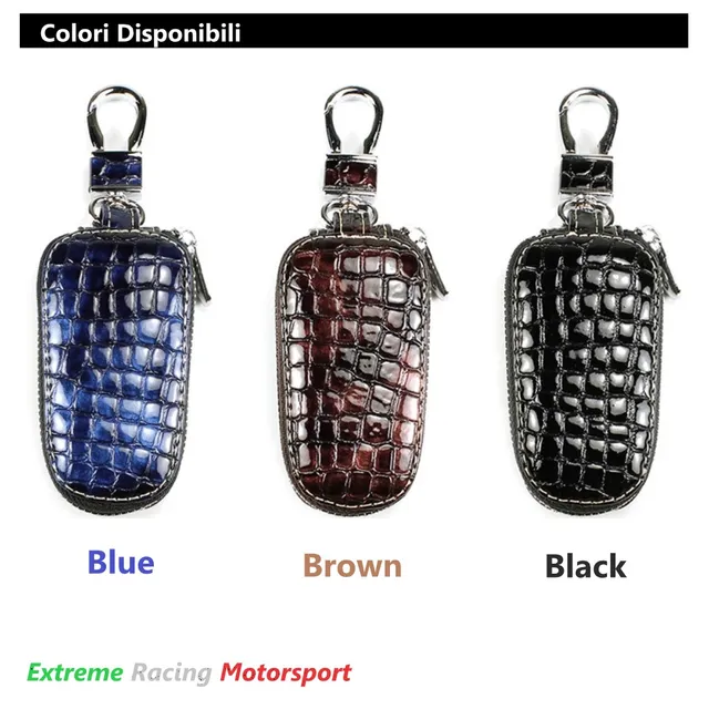 Xtreme Racing Decorazioni Auto Portachiavi Coccodrile Typ contenitivo nero