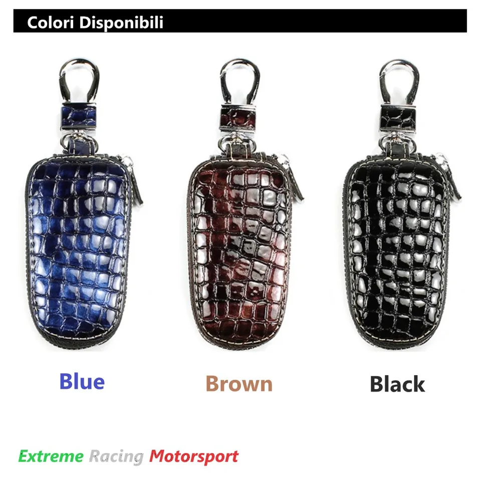 Xtreme Racing Decorazioni Auto Portachiavi Coccodrile Typ contenitivo nero