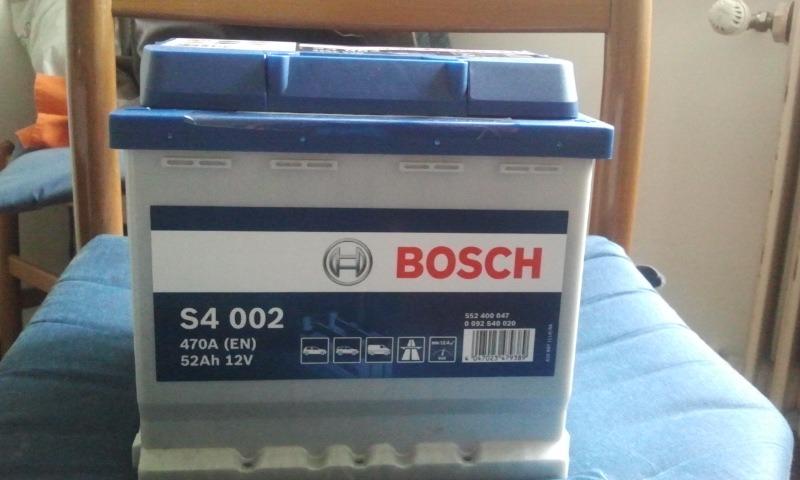 Bosch Batterie S4002 batteria avviamento 52 Ah 470 A 12 V polo positivo destra