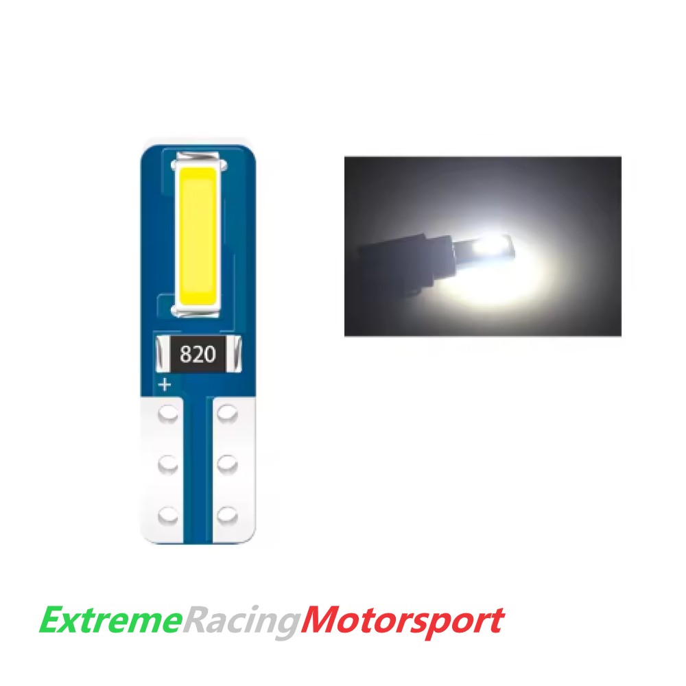 Xtreme Racing Lampadine LED ERM T5 Led T5W bianche 5 pezzi 12V
