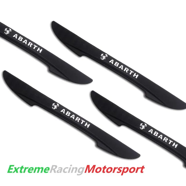 Xtreme Racing Decorazioni Auto e Adesivi Kit Protezione Sportelli Abarth antiurto 4 pezzi in gomma