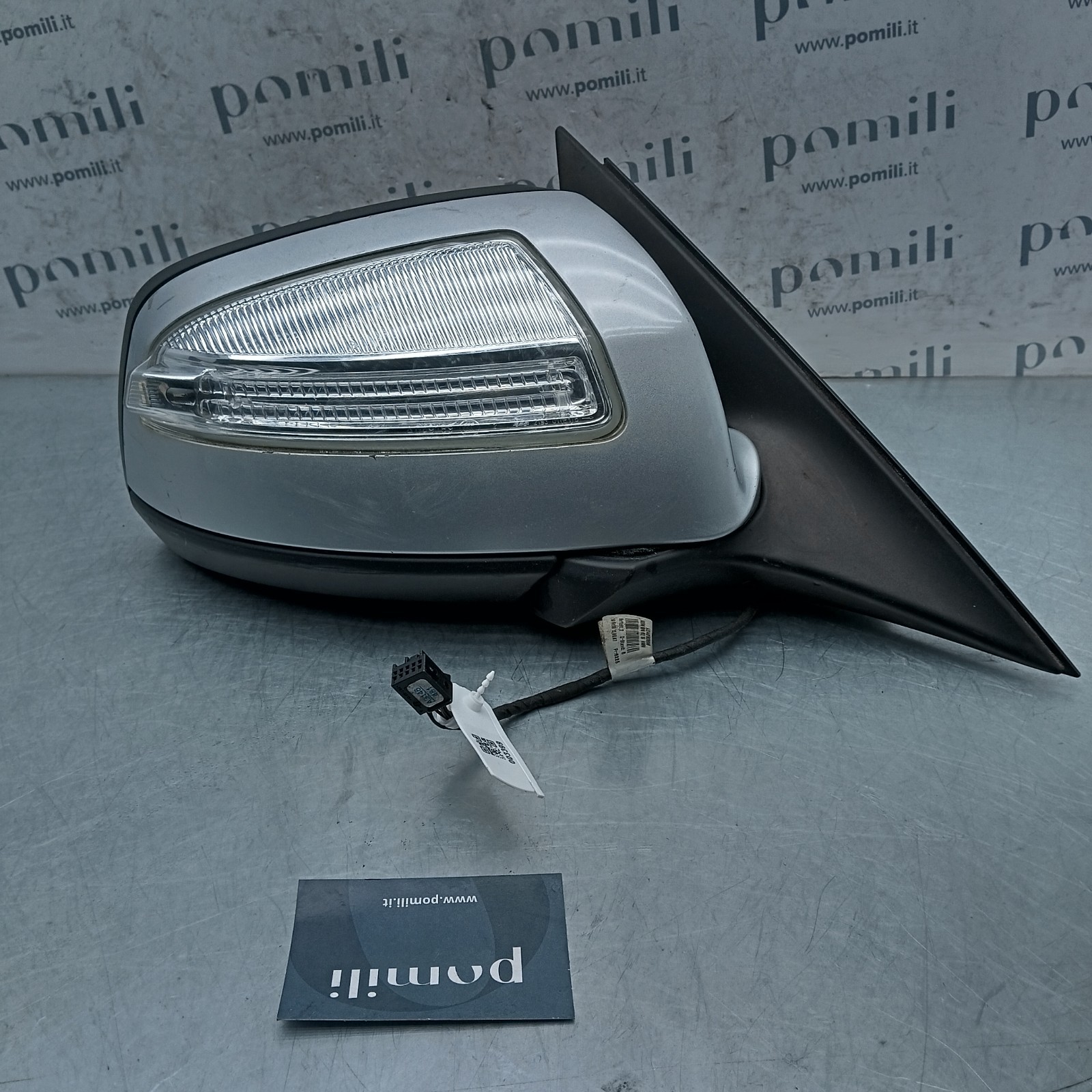Pomili Cristalli Specchietto Mercedes-Benz Classe C (W204) destro 7 pin usato