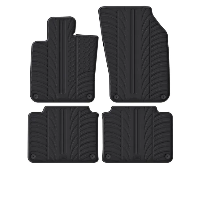Travall Car Mats Volvo S90 (2016-2025) tappetini in gomma sagomati