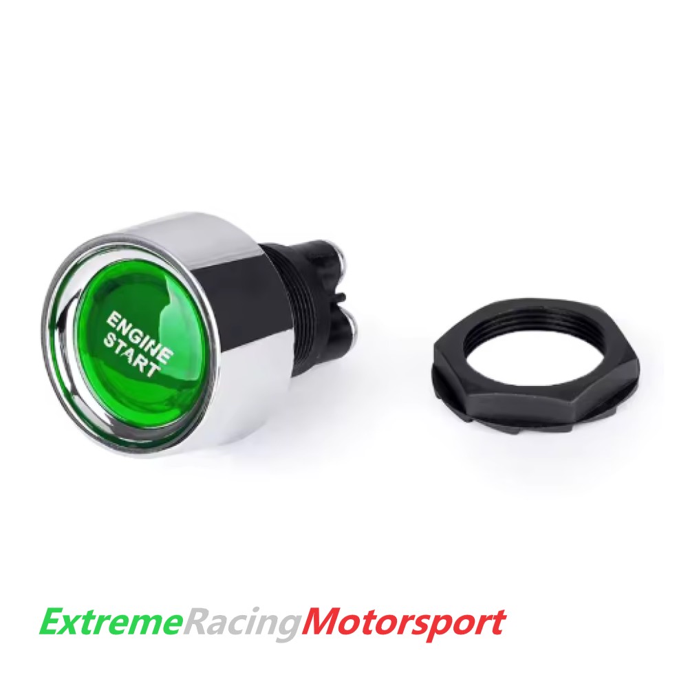 Xtreme Racing Decorazioni Auto e Adesivi Engine Start pulsante avviamento 12 V verde foro 22 mm
