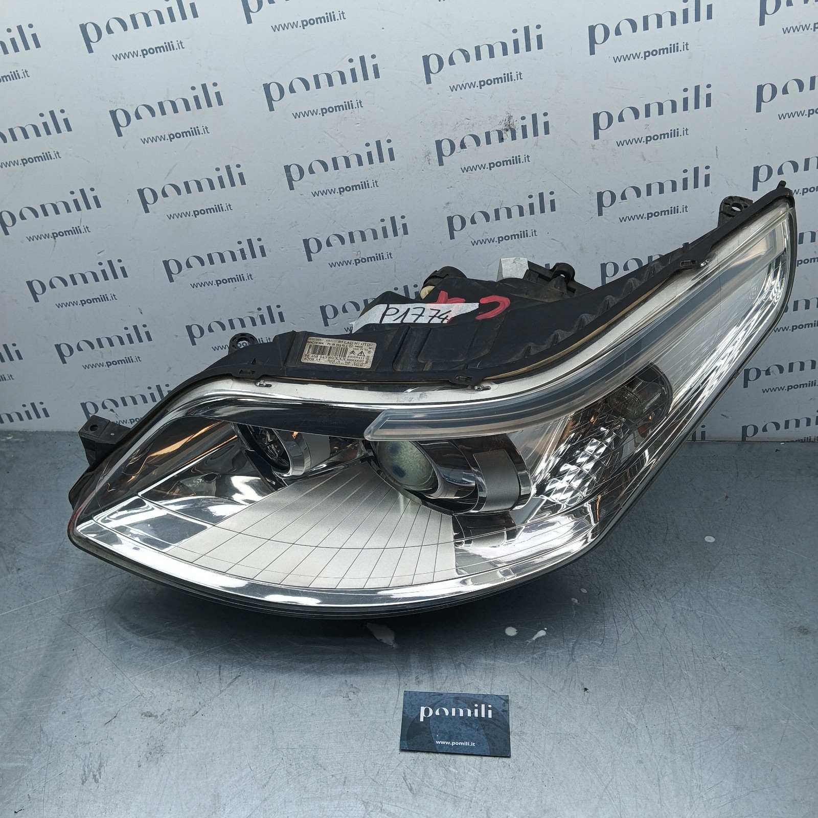 Pomili Fanaleria Faro anteriore sinistro Xenon Citroen C4 89009411 usato