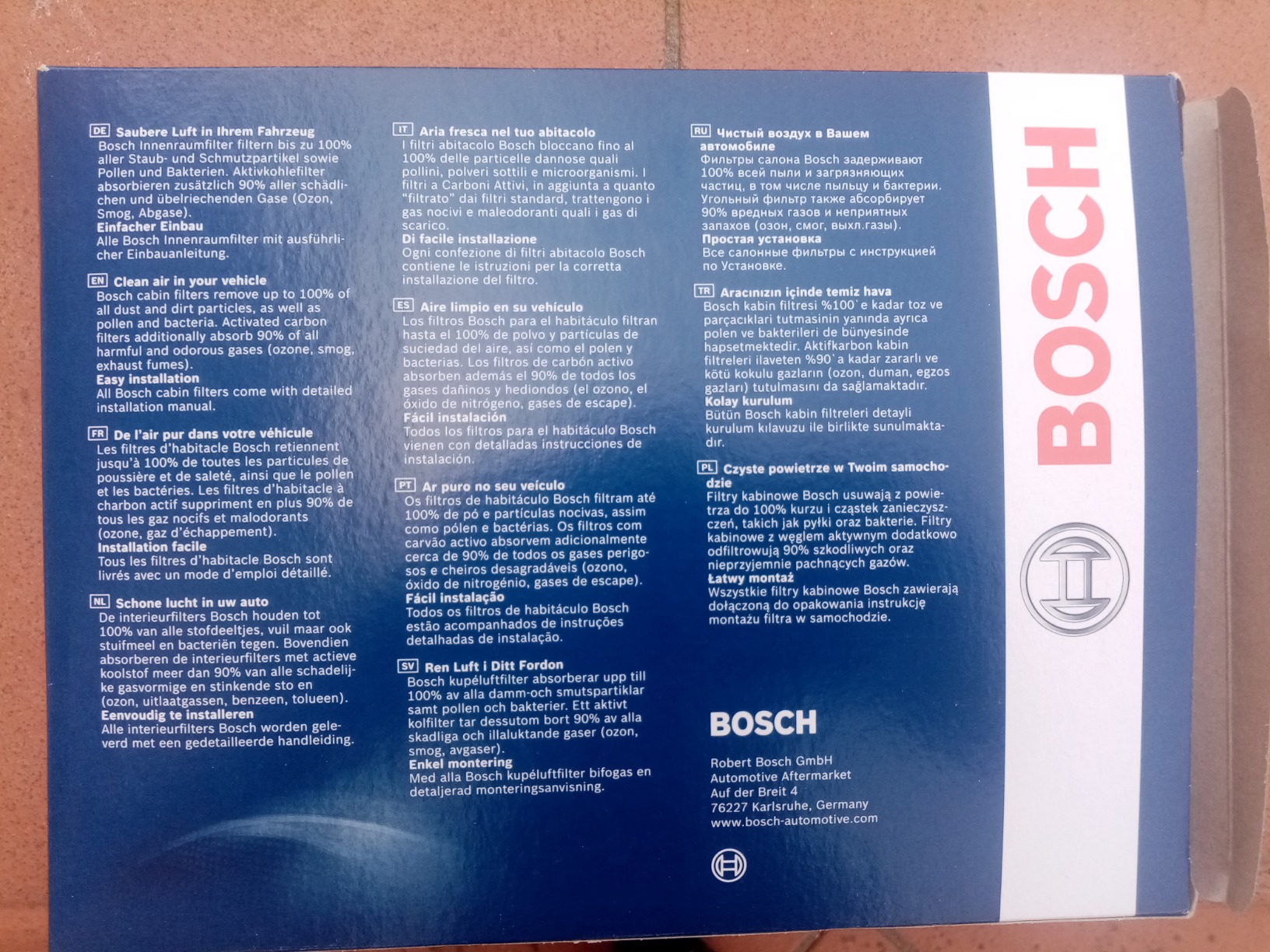 Bosch Filtri 1987432537 Filtro abitacolo carboni attivi