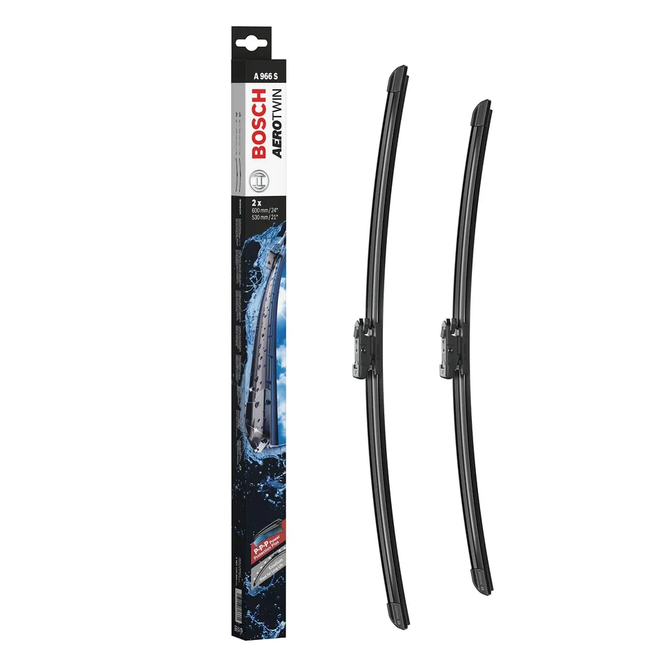 Bosch Spazzole tergicristallo A966S anteriori 600/530 mm piatte