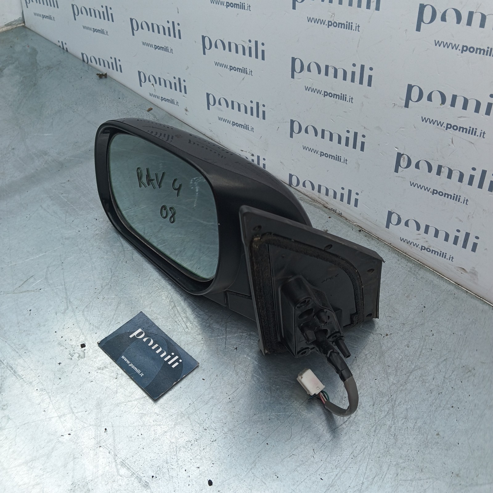 Pomili Cristalli Specchietto retrovisore sinistro Toyota Rav 4 III (2005-13) 022329 9PIN usato