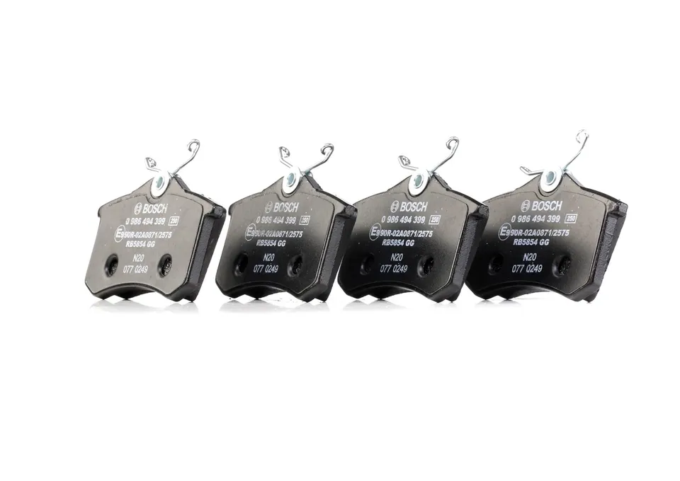 Bosch HCP Sistema frenante BP1322 pastiglie freno posteriori 1 set senza rame