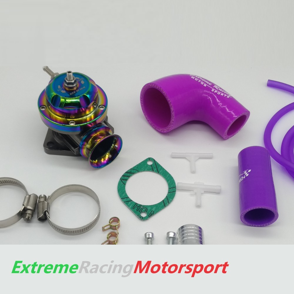 Xtreme Racing Impianto Carburante Kit Completo Valvola Pop Off ERM RS Abarth 500 Purple