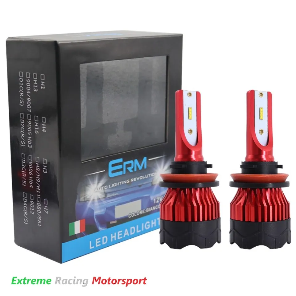 Xtreme Racing Lampadine LED ERM K5 lampadine auto 6500K 16000 lumen