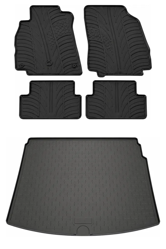 Travall Bundles Renault Megane kit tappetini e vasca baule 2008-2016 protezione