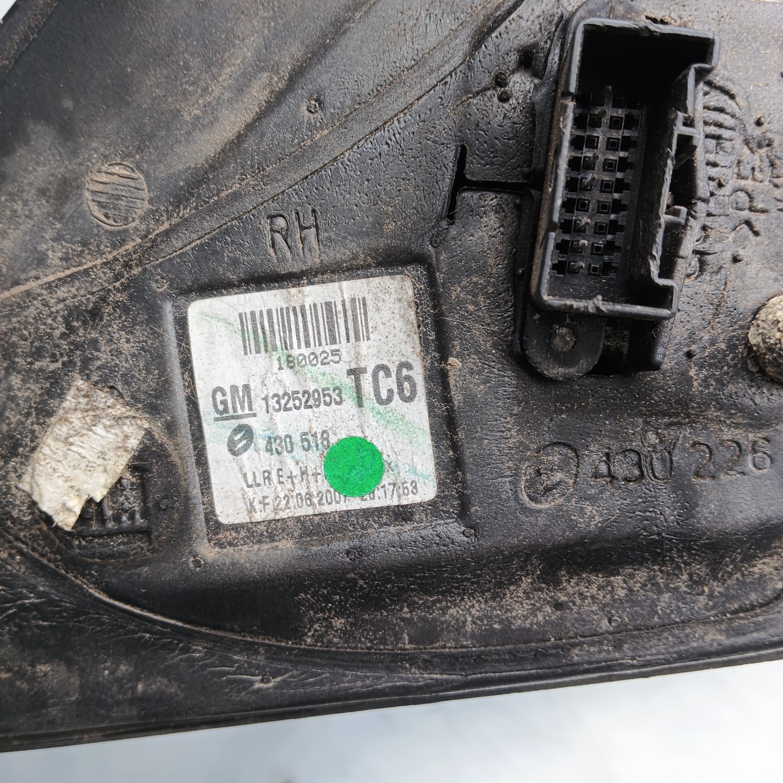 Pomili Cristalli Opel Astra H specchietto destro 13252953 usato
