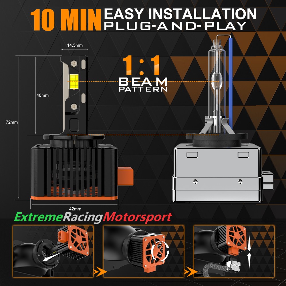 Xtreme Racing Kit Illuminazione LED DSeries Xtreme D30 lampade LED 4575 CPS 110 W