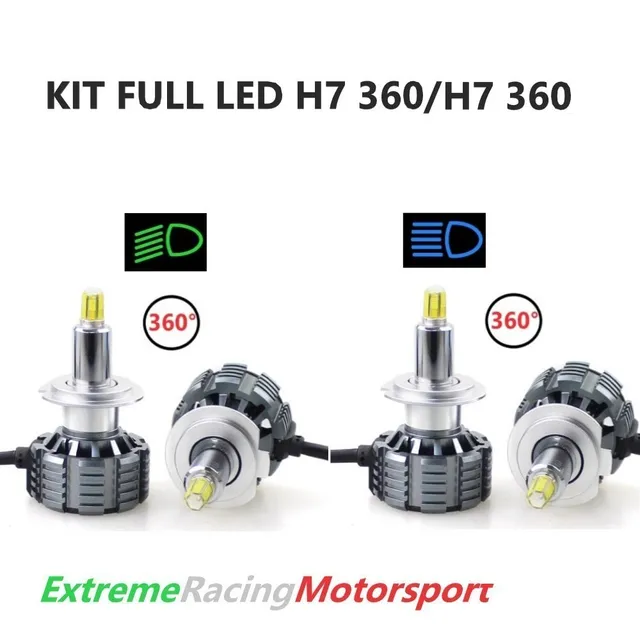 Xtreme Racing Kit Illuminazione LED H7 360° 20K kit 2 lampade 6000K