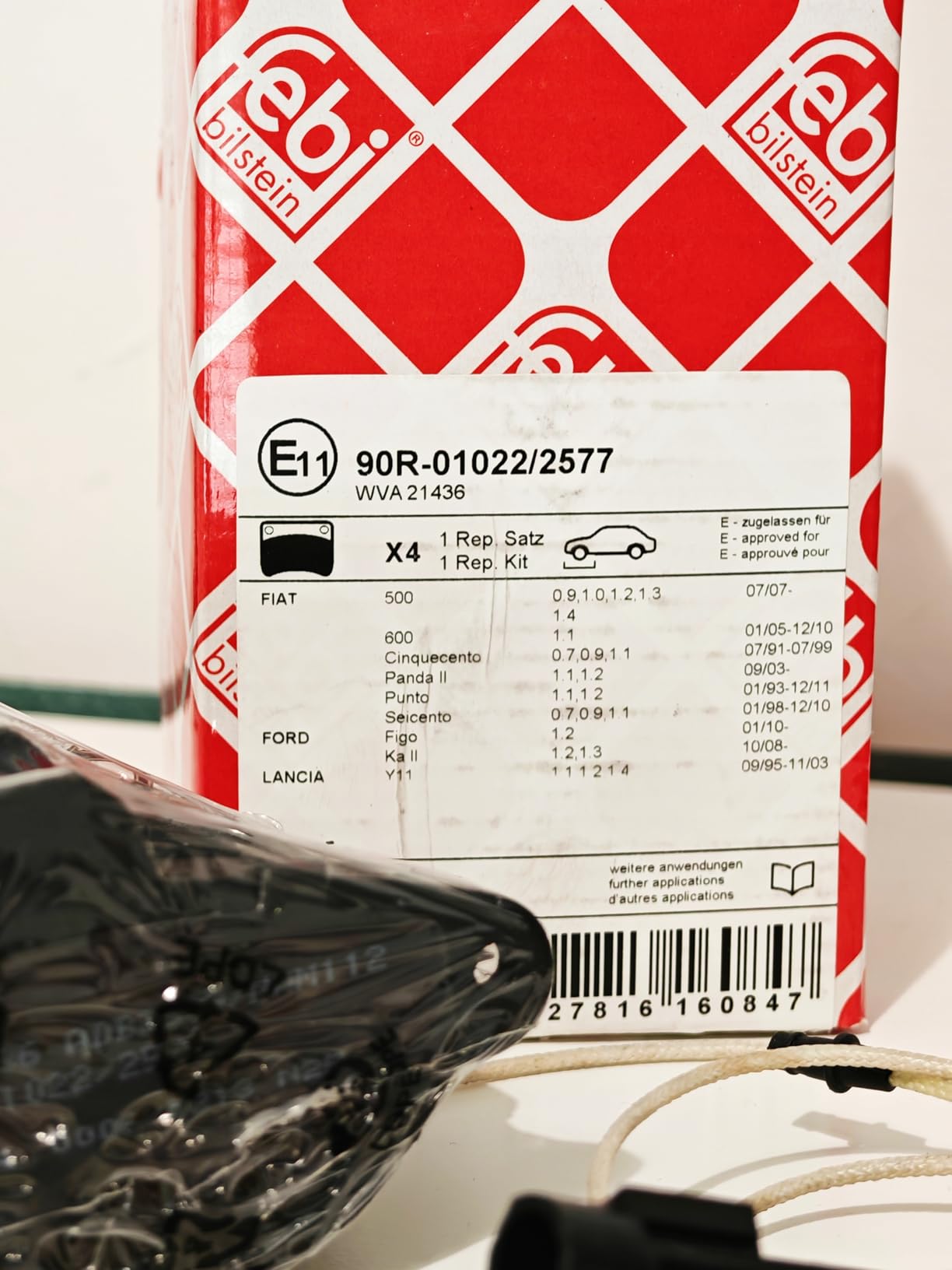 Bilstein Frenante 16084 pastiglie freno anteriori 1 unità con contatto usura
