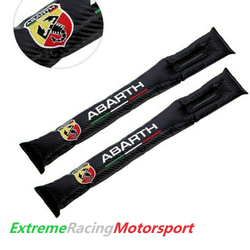 Xtreme Racing Decorazioni Auto e Adesivi Set imbottiture laterali sedili carbon look Abarth 2 pezzi