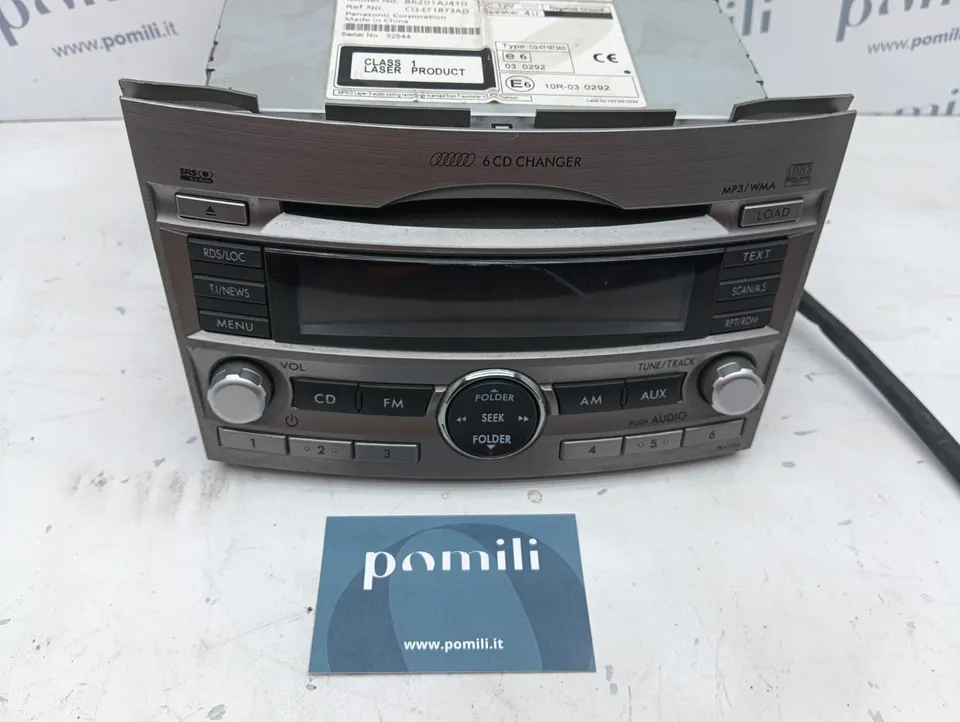 Pomili Elettronica/batteria ibride Subaru Outback 86201AJ410 autoradio usata