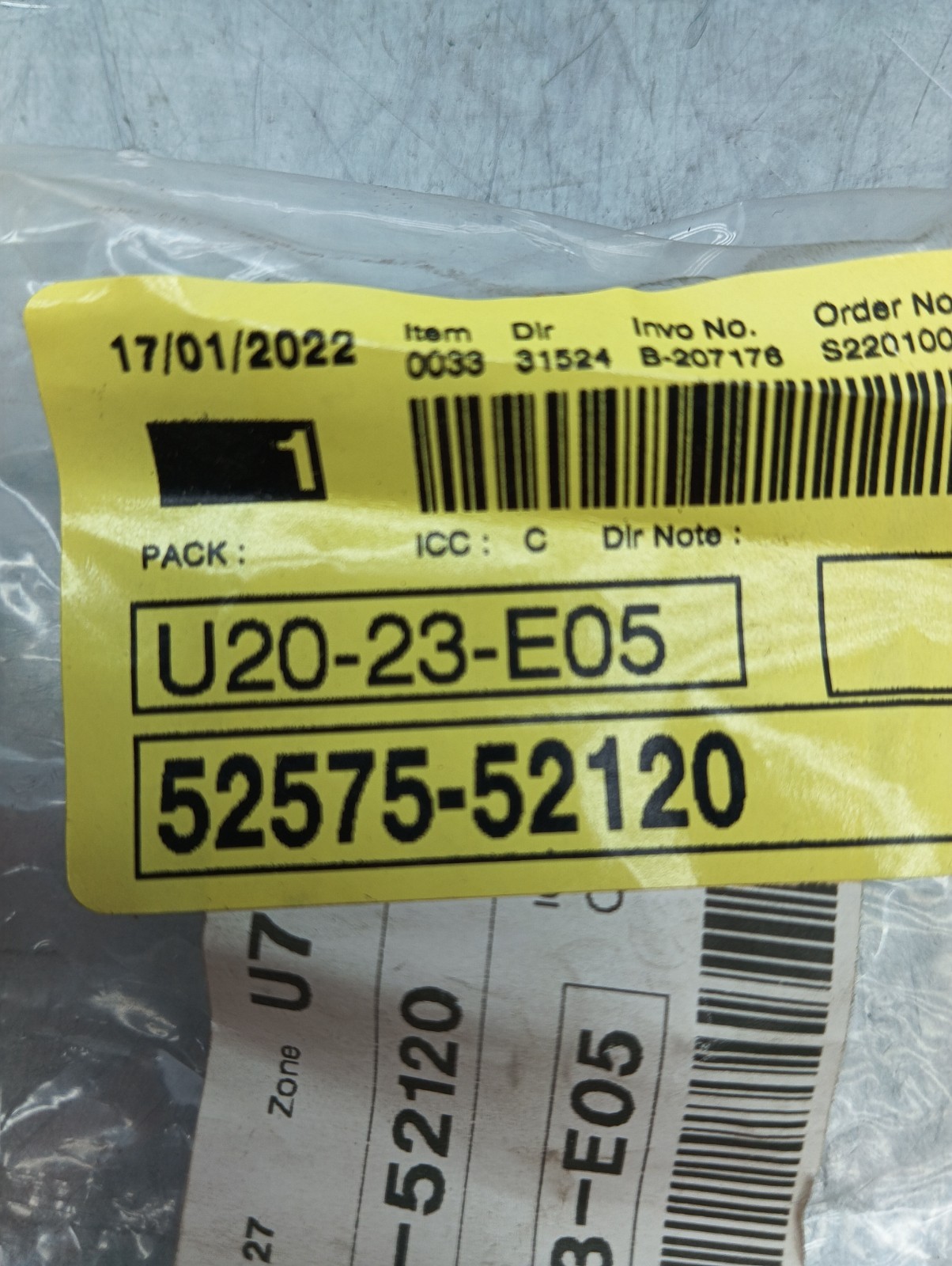 Pomili Paraurti posteriore Staffa destra supporto paraurti Toyota Verso-S 52575-52120