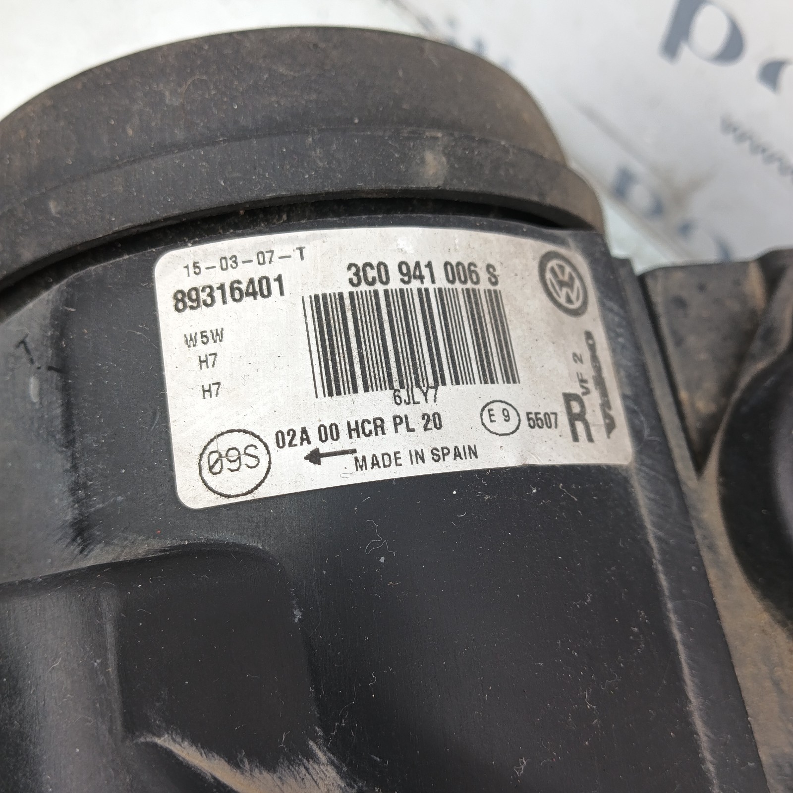 Pomili Fanaleria Volkswagen Passat B6 faro anteriore destro 89316401 usato