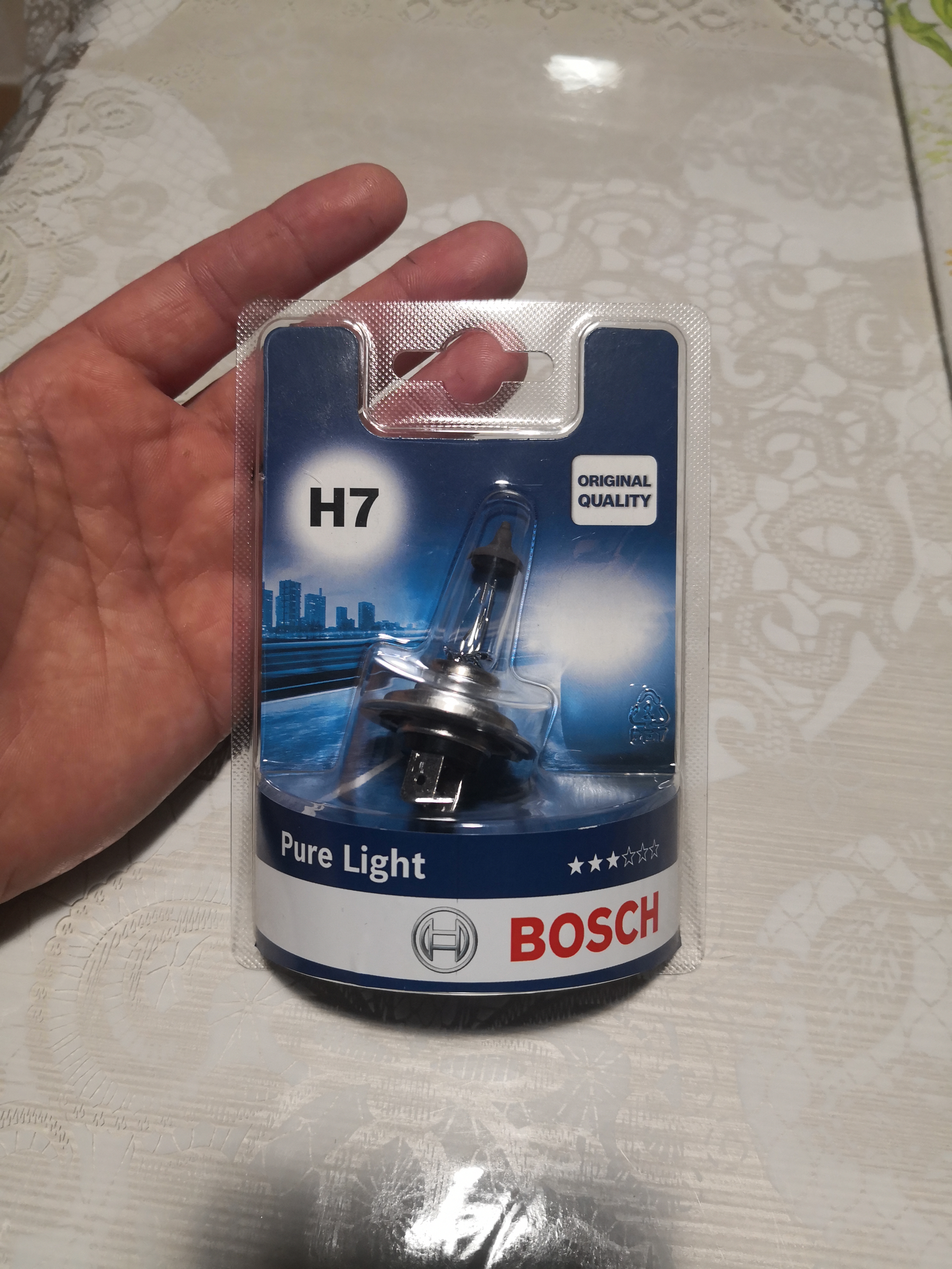 Bosch Lampadine e illuminazione H7 lampadina faro Pure Light 1 pezzo