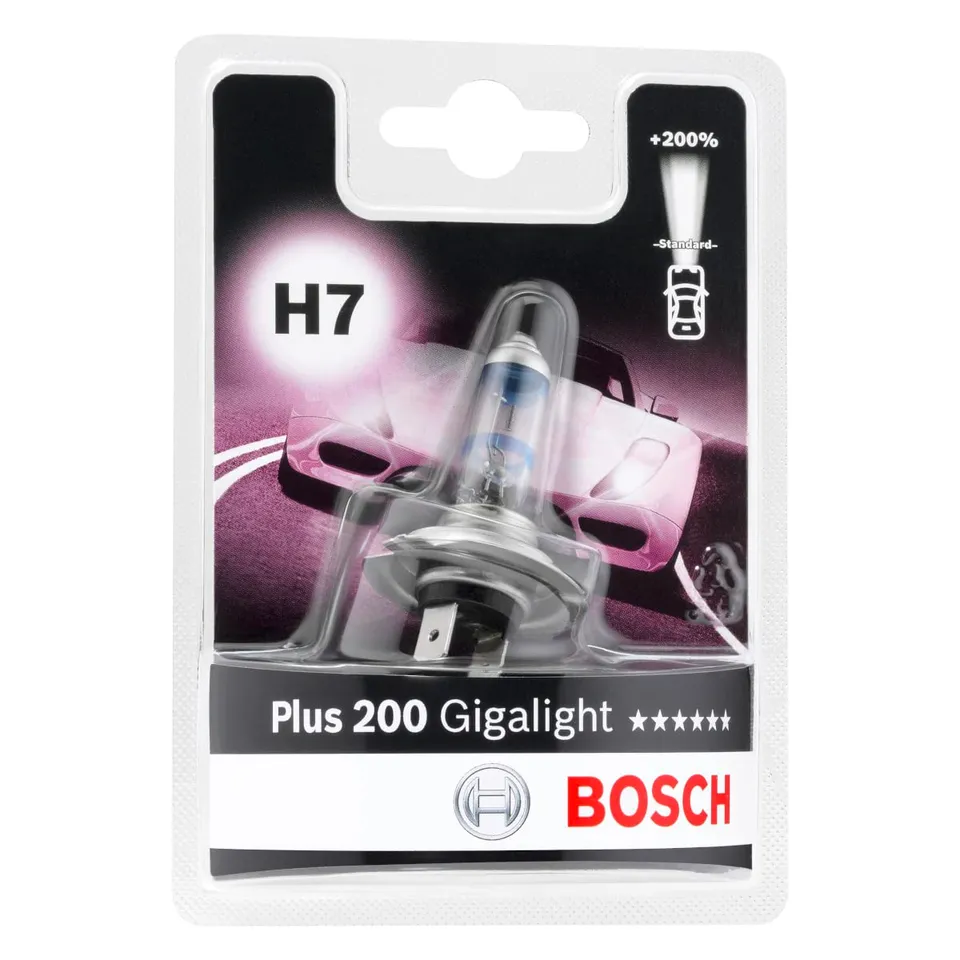 Bosch HCP Lampadine e illuminazione 1987301145 H7 Plus 200 Gigalight 1 lampadina