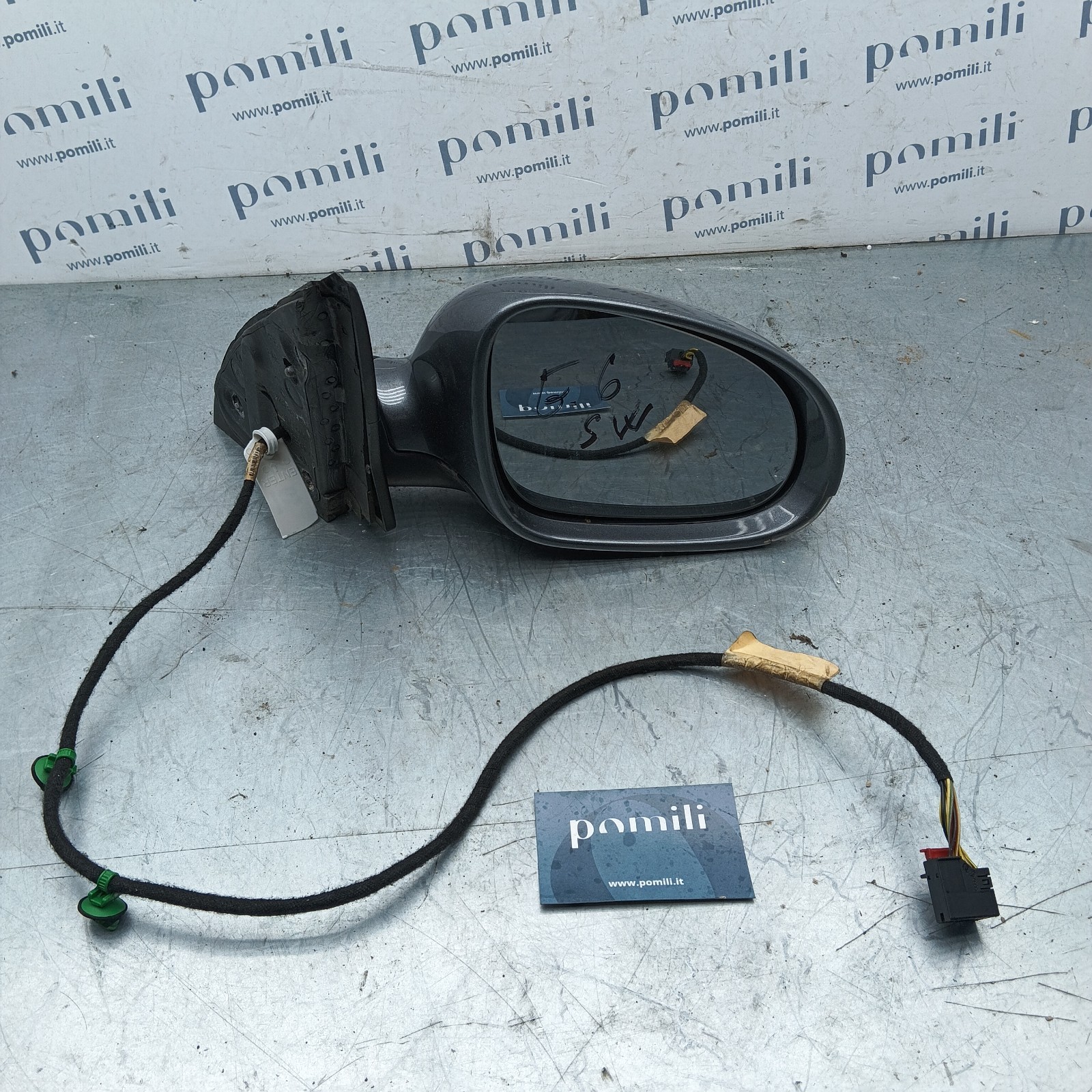Pomili Cristalli Specchietto retrovisore destro (10PIN) Volkswagen Golf V (2005-10) 1K5857934 usato
