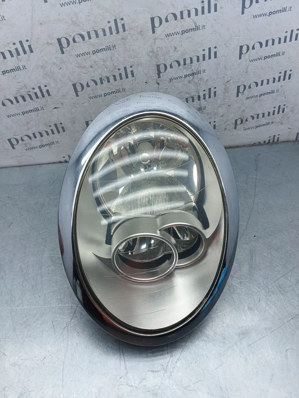 Pomili Fanaleria Faro anteriore sinistro Mini One/Cooper/Cooper S (R50-R53)(2001-06) 6961345 usato