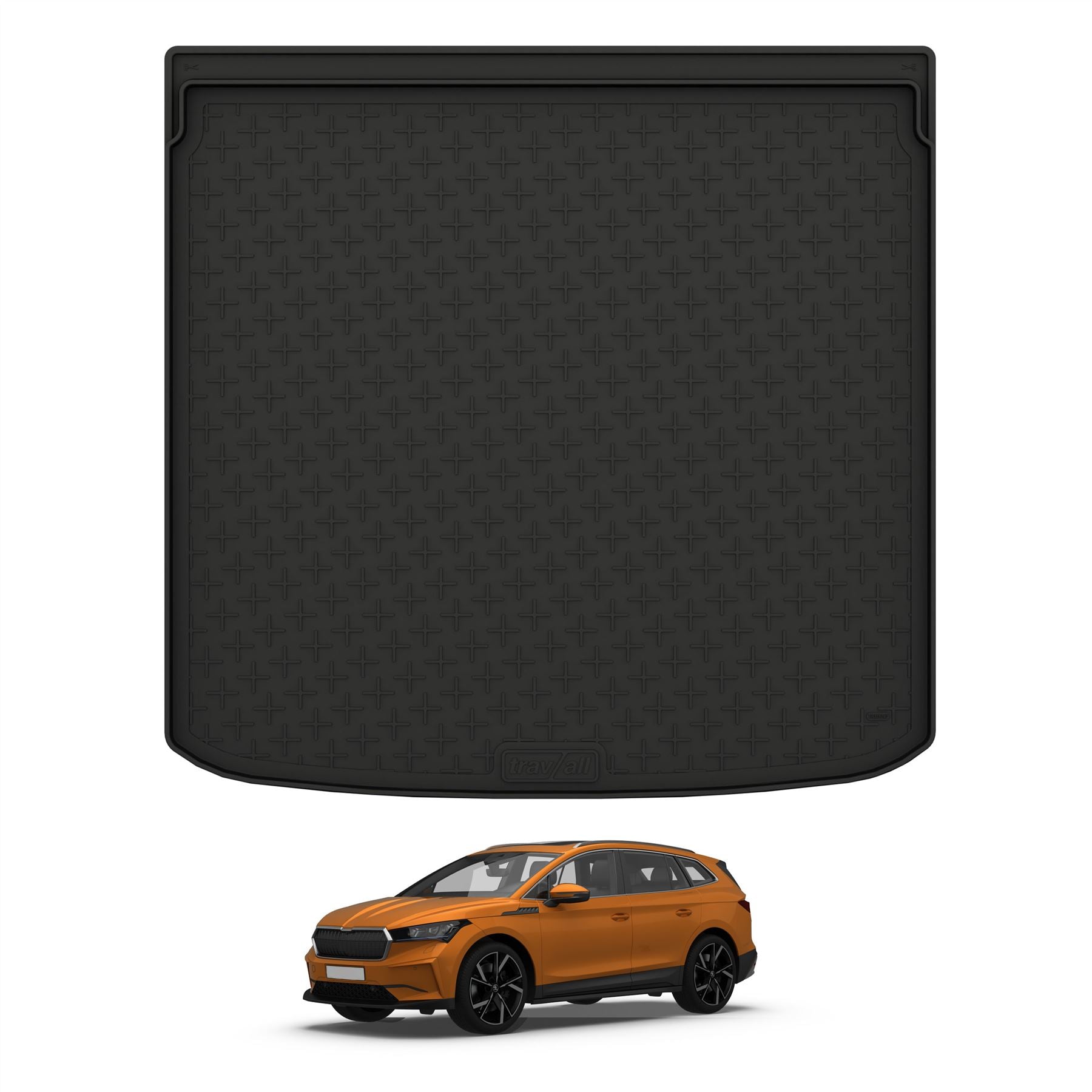 Travall Trunk Liners Skoda Enyaq Rubber Boot Liner vasca bagagliaio