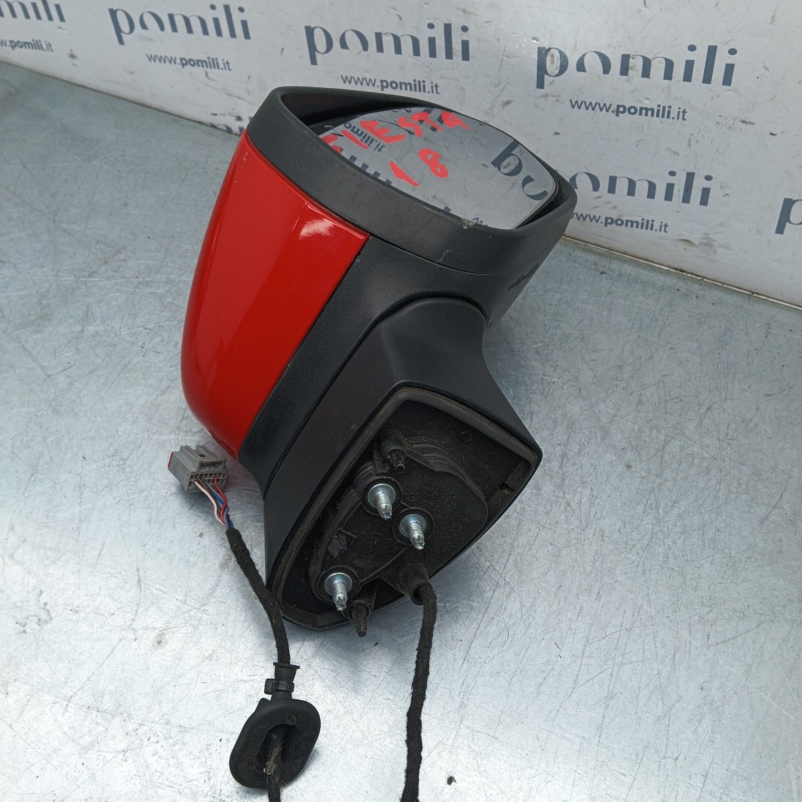 Pomili Cristalli Ford Fiesta 048814 specchietto destro elettrico 6 pin usato