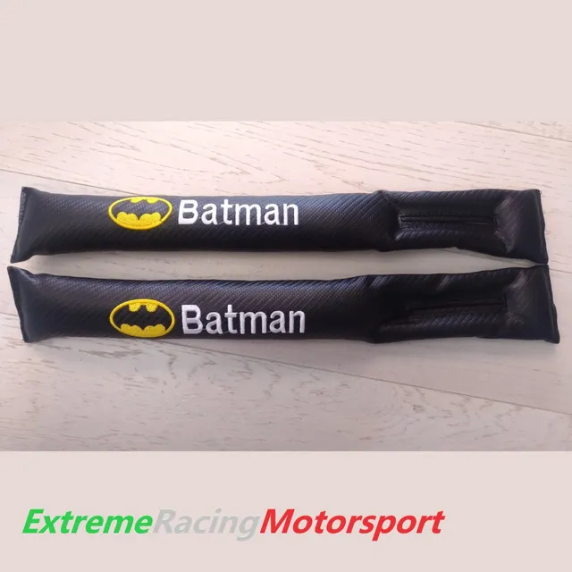 Xtreme Racing Decorazioni Auto e Adesivi Set Imbottiture Laterali Sedili Carbon Look Batman Morbide