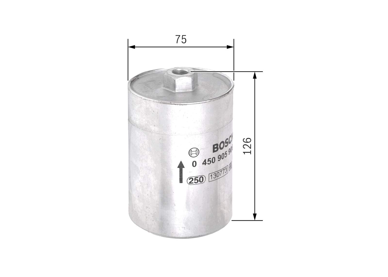 Bosch HCP Filtri 0450905906 filtro carburante benzina 74,5 mm
