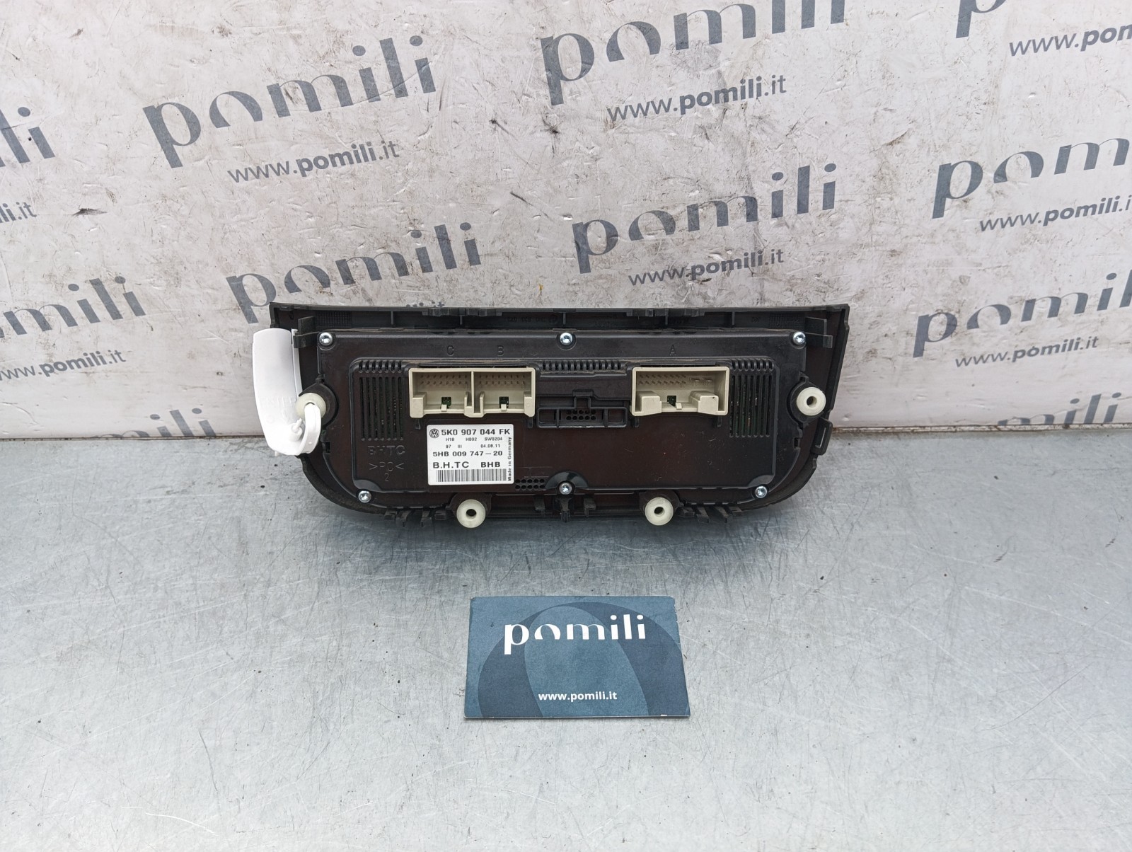 Pomili Climatizzazione Volkswagen Sharan 5K0907044FK pannello comandi Climatronic usato