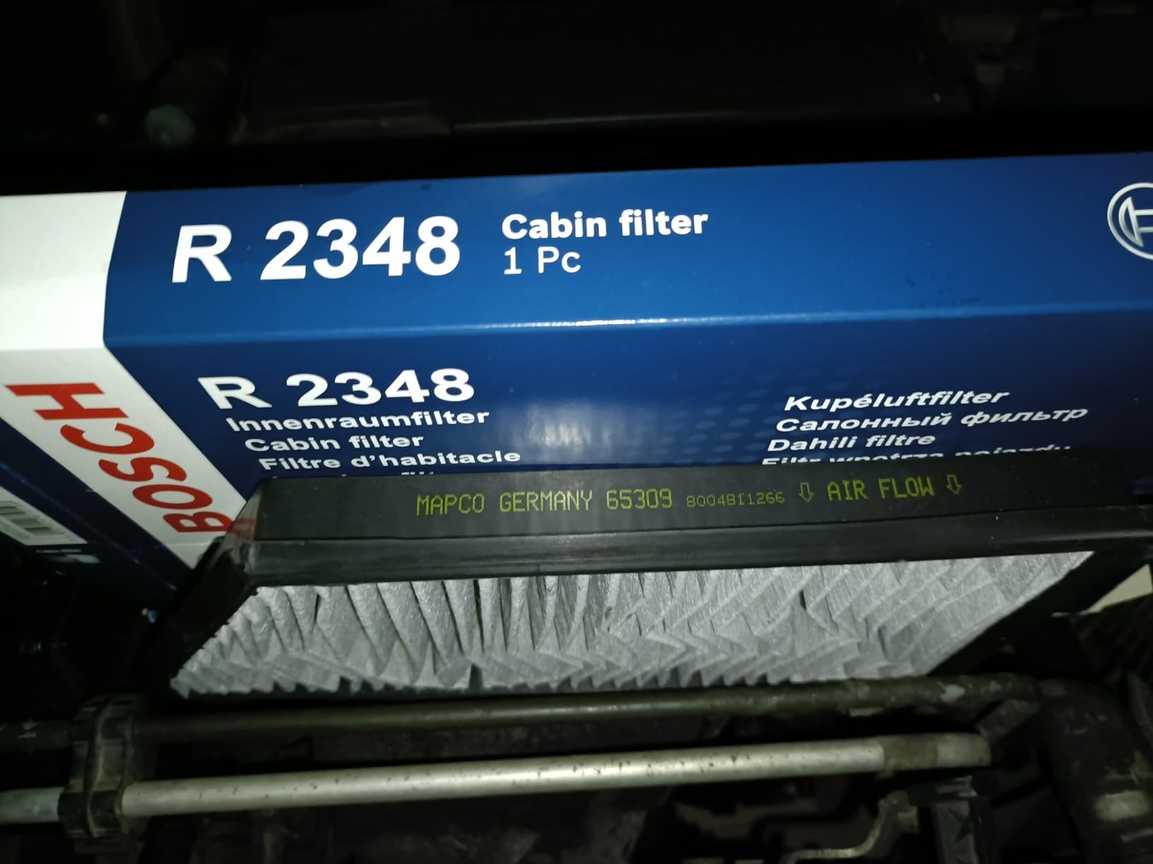 Bosch HCP Filtri 1987432348 filtro abitacolo a carboni attivi