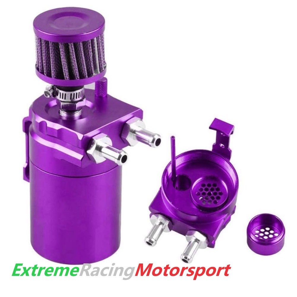 Xtreme Racing Filtri Olio e Carburante RVO Purple serbatoio recupero vapori olio alluminio