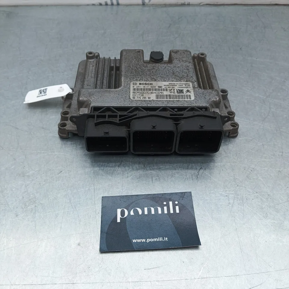 Pomili Motorini avviamento, alternatori, ECU e cavi Centralina motore Peugeot 208 I centralina usata
