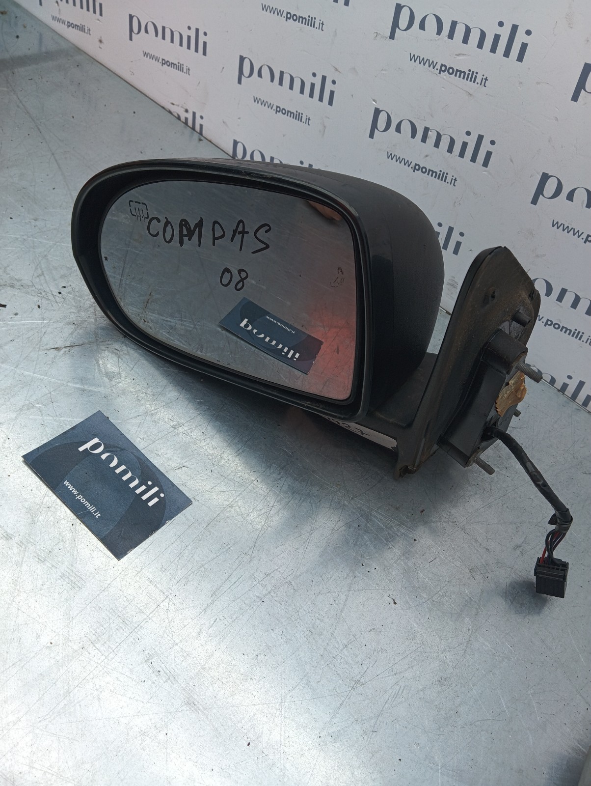 Pomili Cristalli Specchio retrovisore sinistro Jeep Compass 5 PIN usato