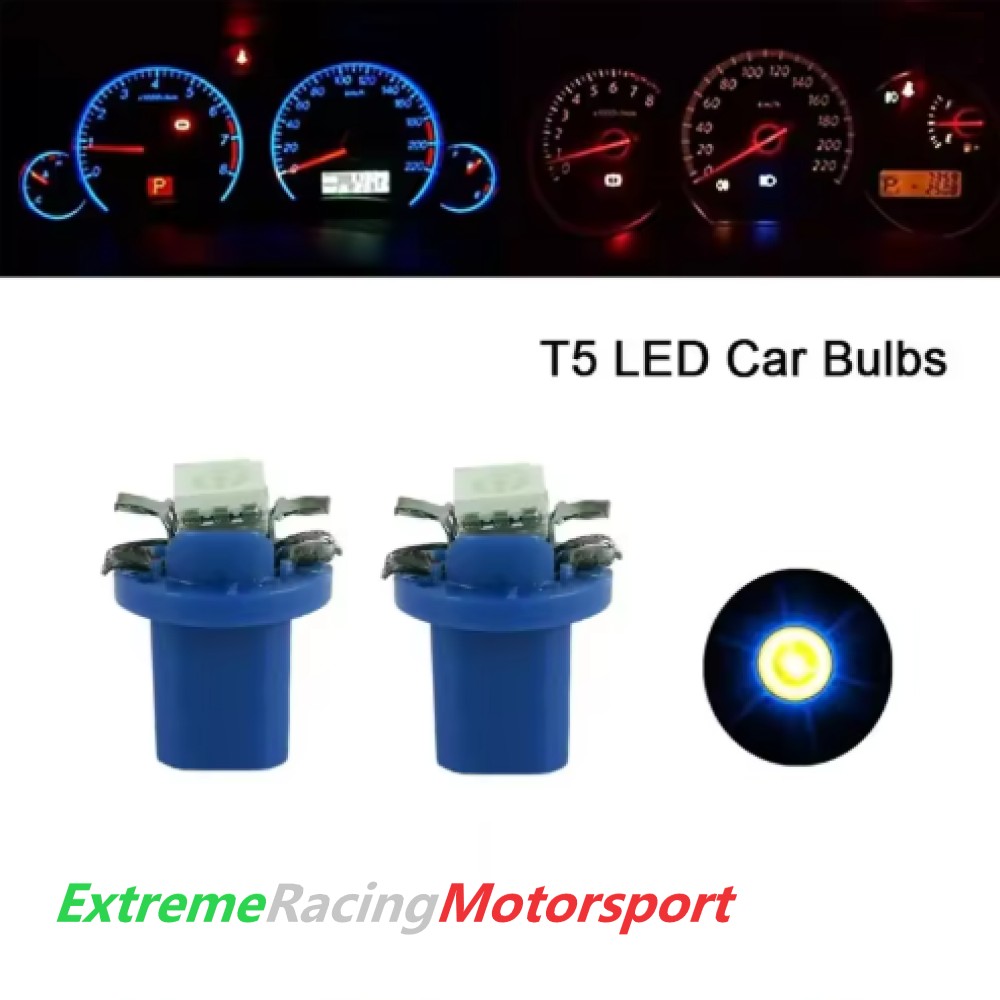 Xtreme Racing ERM T5 LED lampadine strumentazione blu 12 V 2 pezzi