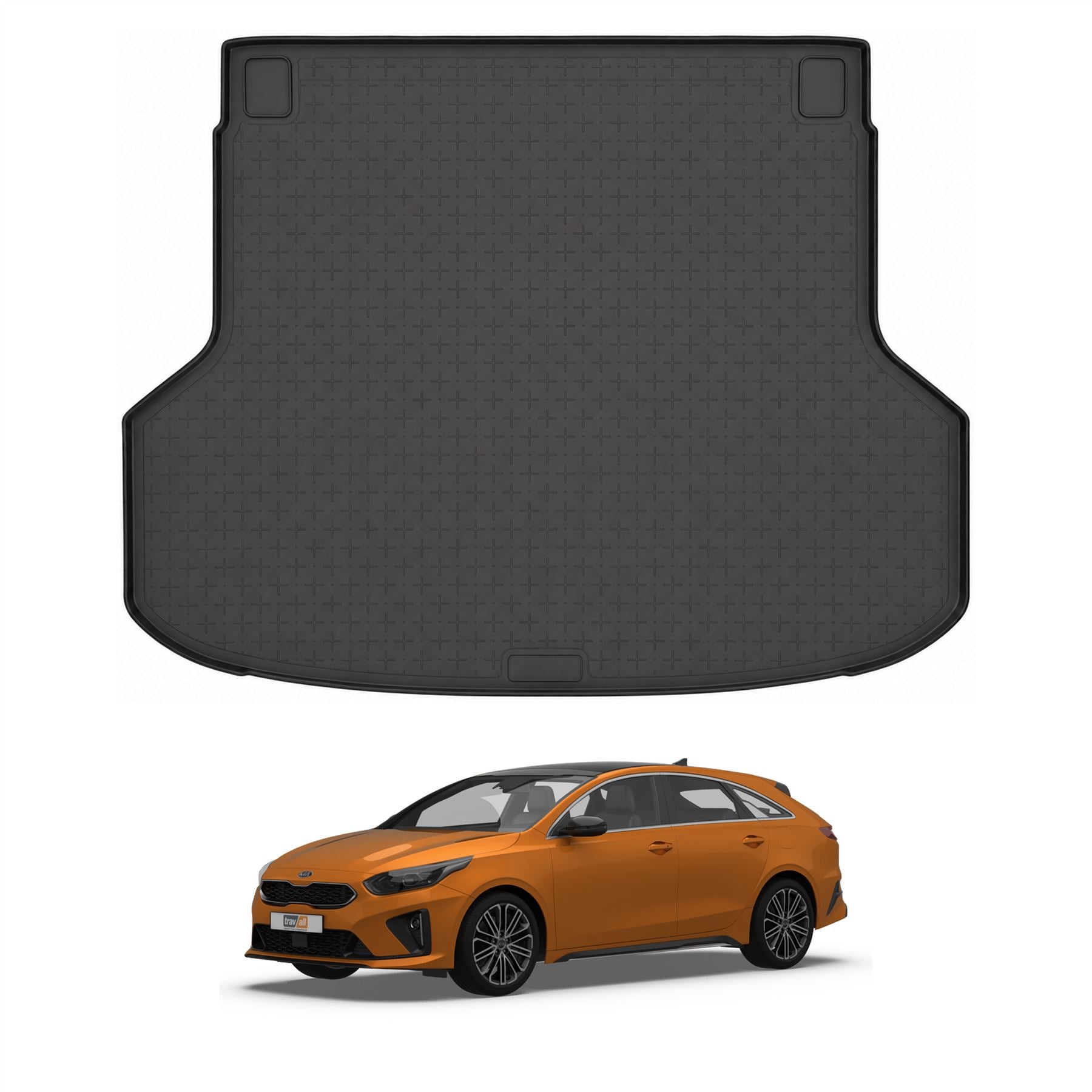 Travall Trunk Liners Kia Ceed vasca baule 2018-2026 in gomma